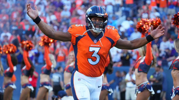 Denver Broncos quarterback Russell Wilson